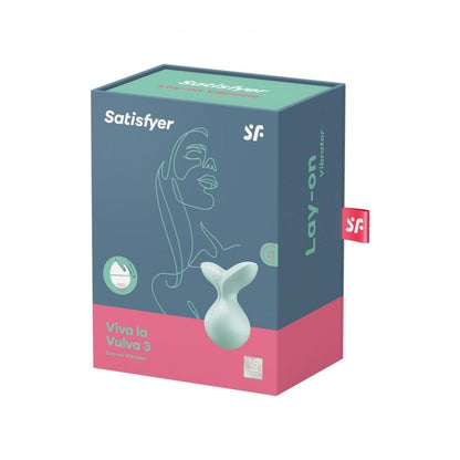 Satisfyer Vibrator Mint Satisfyer Viva La Vulva 3 Lay-On Vibrator