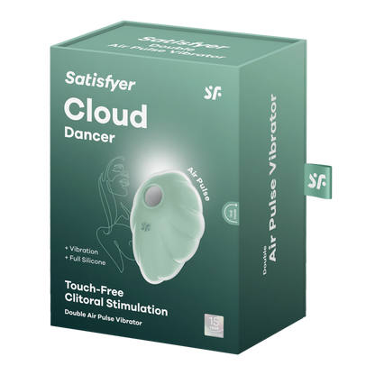 Satisfyer Cloud Dancer Air Pulse Vibrator - XOXTOYS
