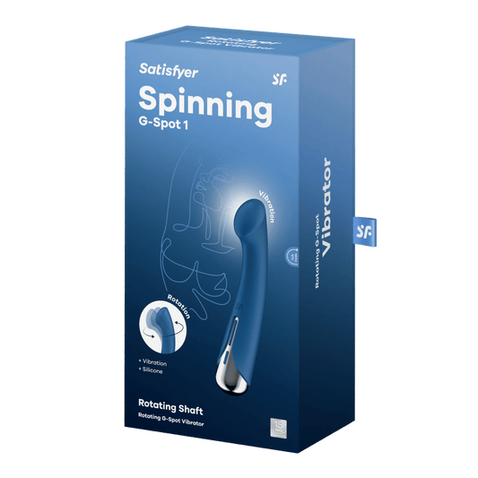 Satisfyer Vibrators Blue Satisfyer Spinning G-Spot 1 Rotating Vibrator