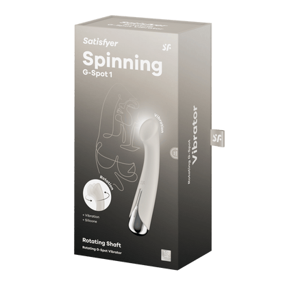 Satisfyer Vibrators Beige Satisfyer Spinning G-Spot 1 Rotating Vibrator