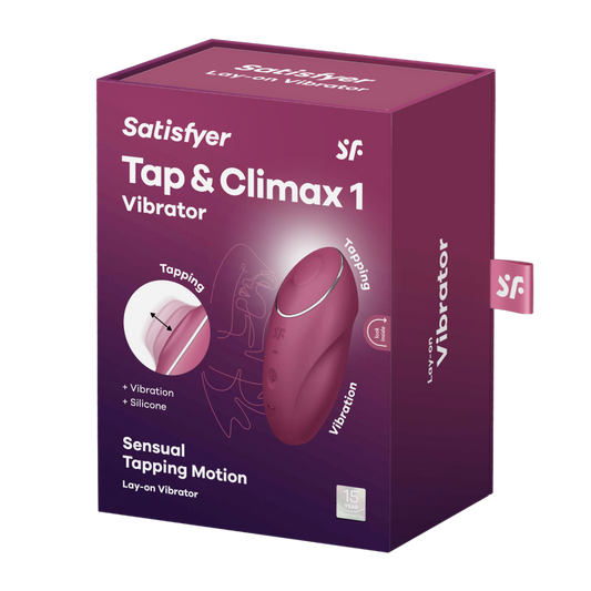 Satisfyer Tap & Climax 1 Lay-on Vibrator - XOXTOYS