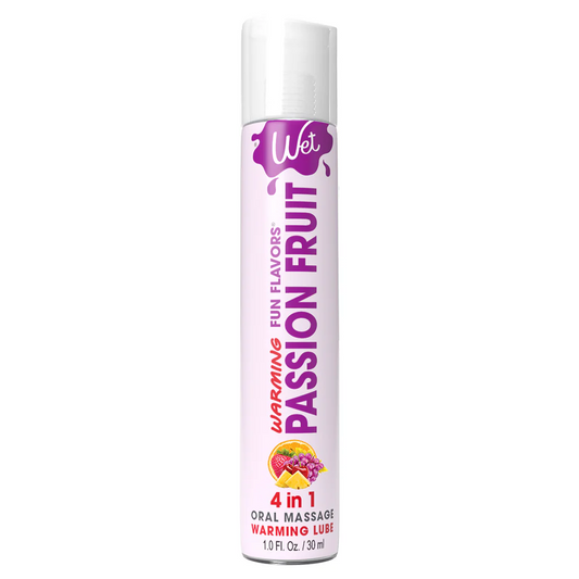 Wet Fun Flavors 4-in-1 Passion Fruit Warming Lubricant - XOXTOYS