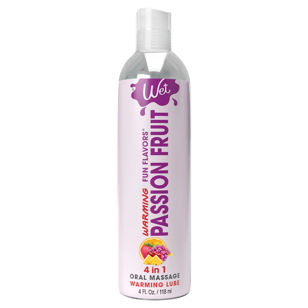 Wet Fun Flavors 4-in-1 Passion Fruit Warming Lubricant - XOXTOYS