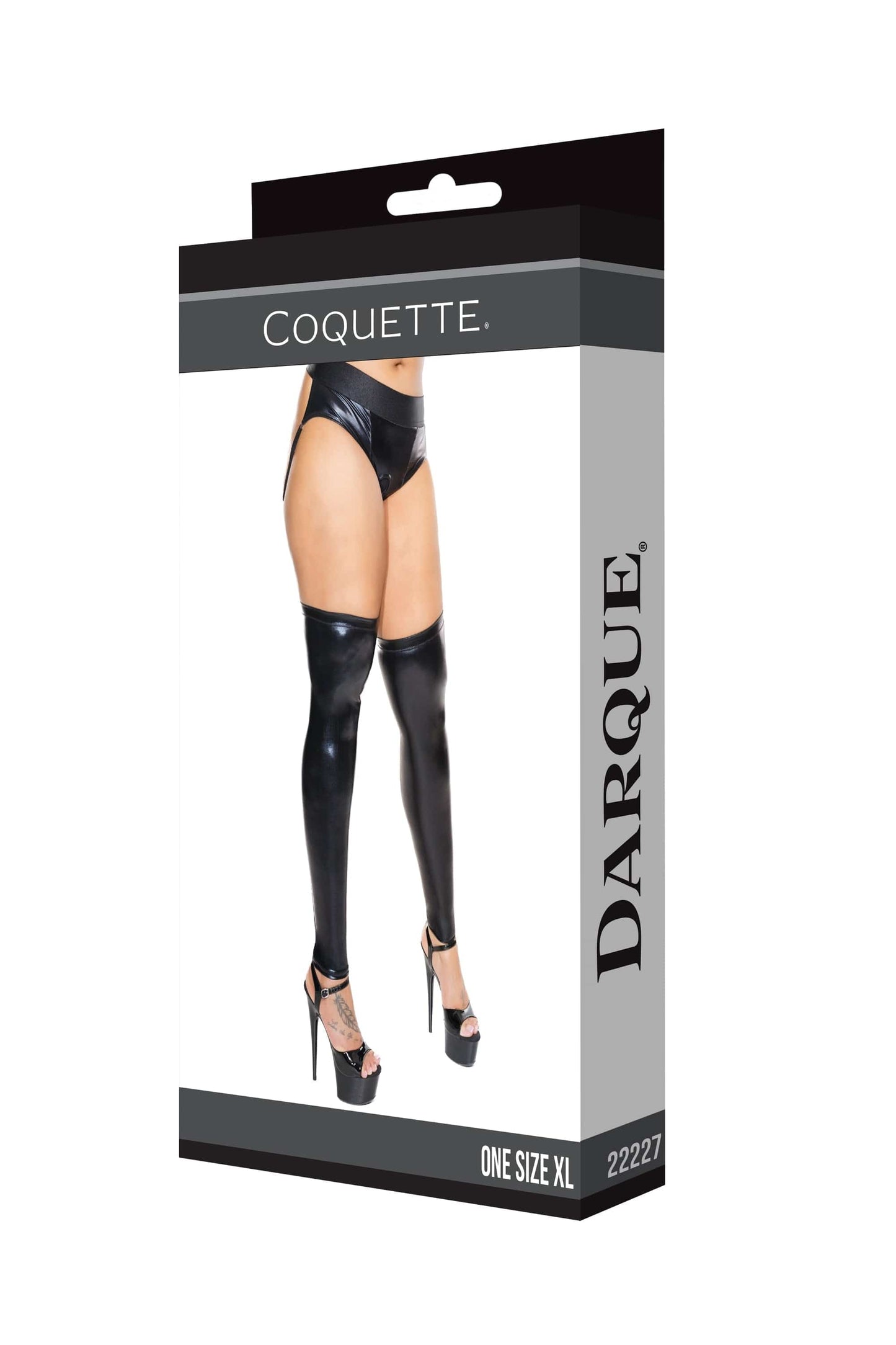 Coquette Hosiery/Stockings Coquette Stay Up Footless Stockings