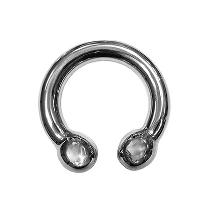 Rouge Cock & Balls Stainless Steel Horse Shoe Cock Ring - 50mm
