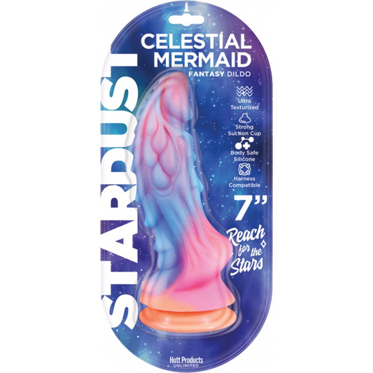 Hott Products Stardust Celestial Mermaid Fantasy Dildo - XOXTOYS