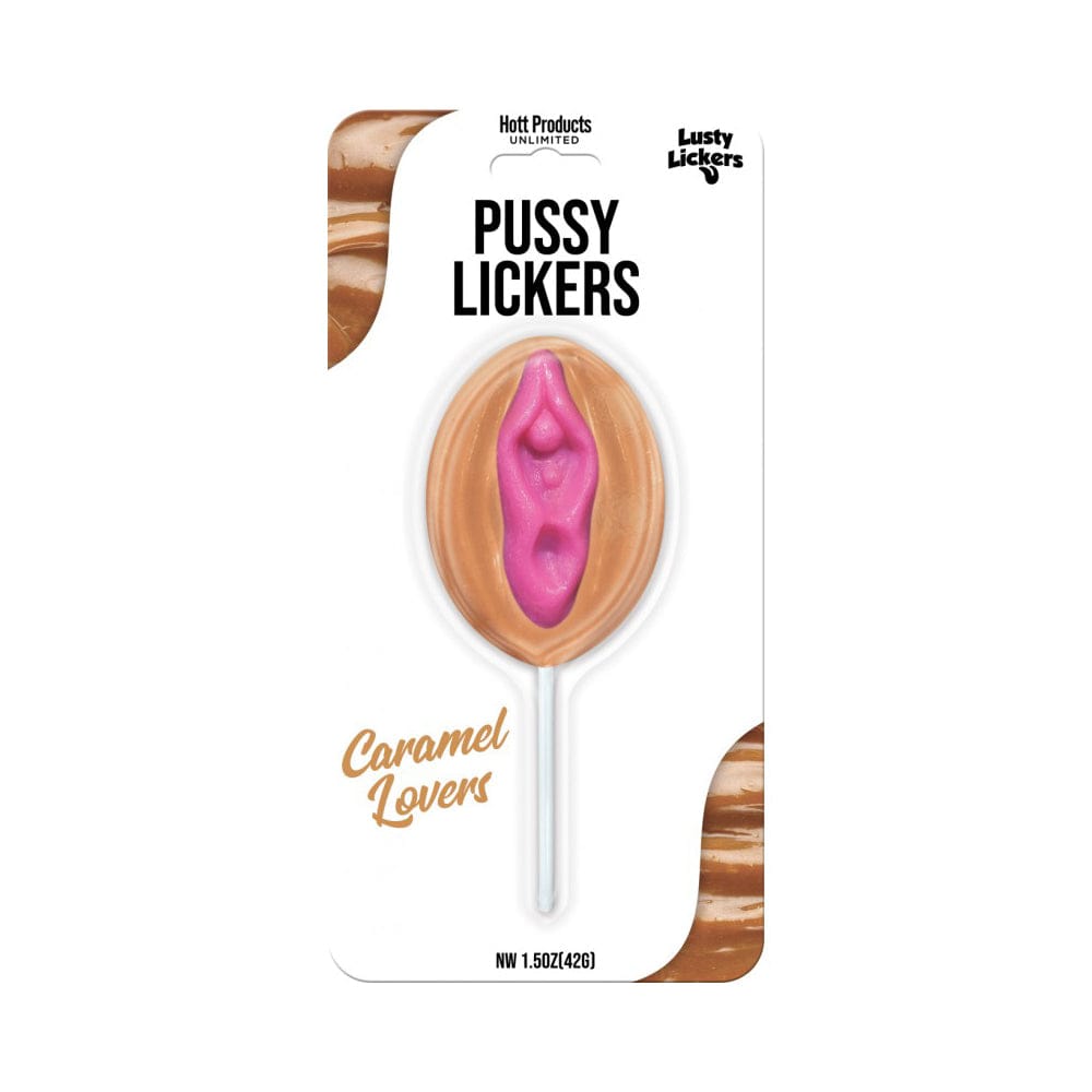 Hott Products Lusty Lickers Pussy Pop - Caramel