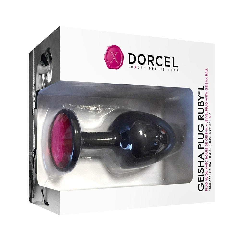 Dorcel Anal Toys Large Dorcel Geisha Plug Ruby