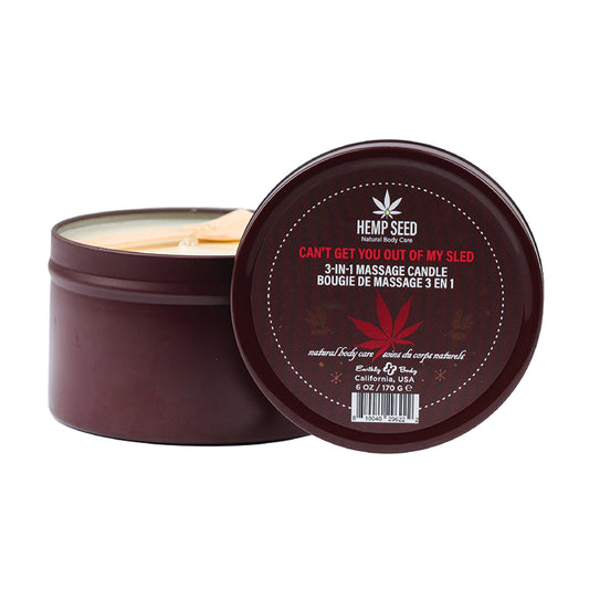 Earthly Body 3 in 1 Holiday Massage Candle - XOXTOYS