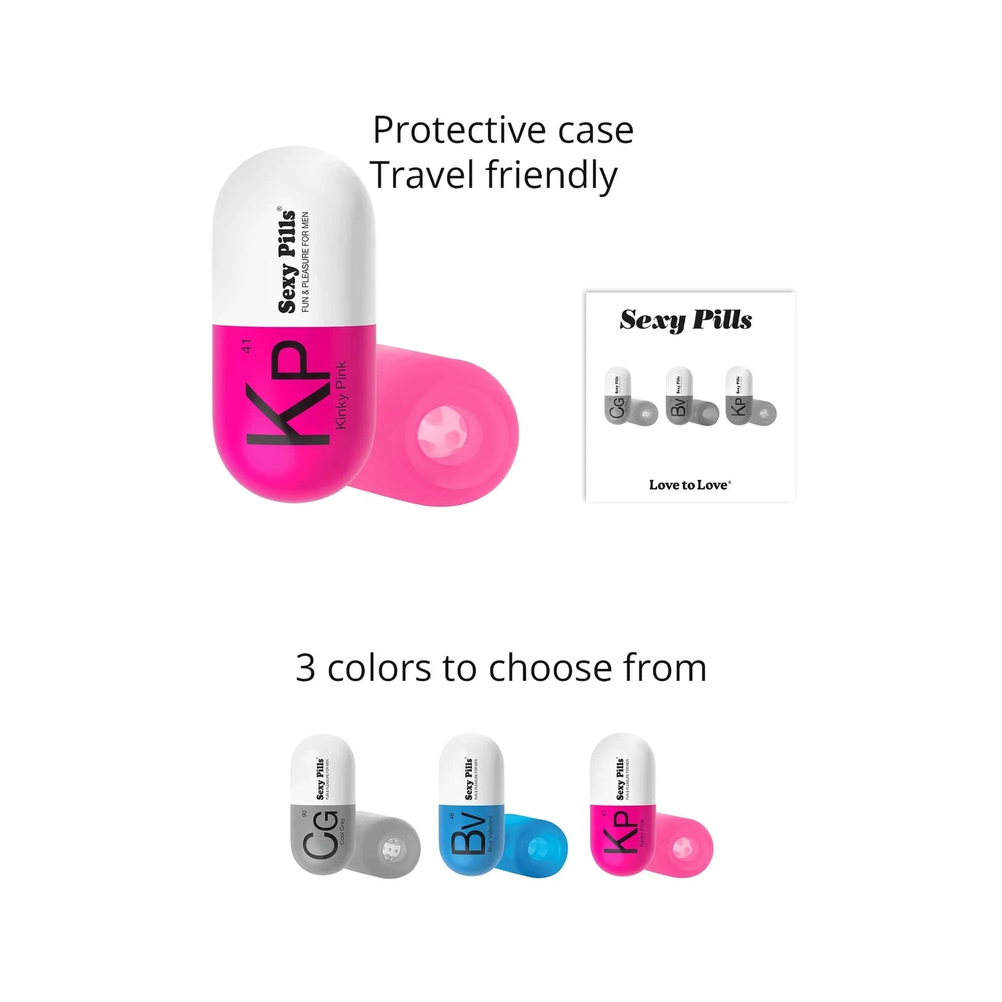 Love To Love Male Masturbators Love To Love Sexy Pills Mini Masturbator Kinky Pink