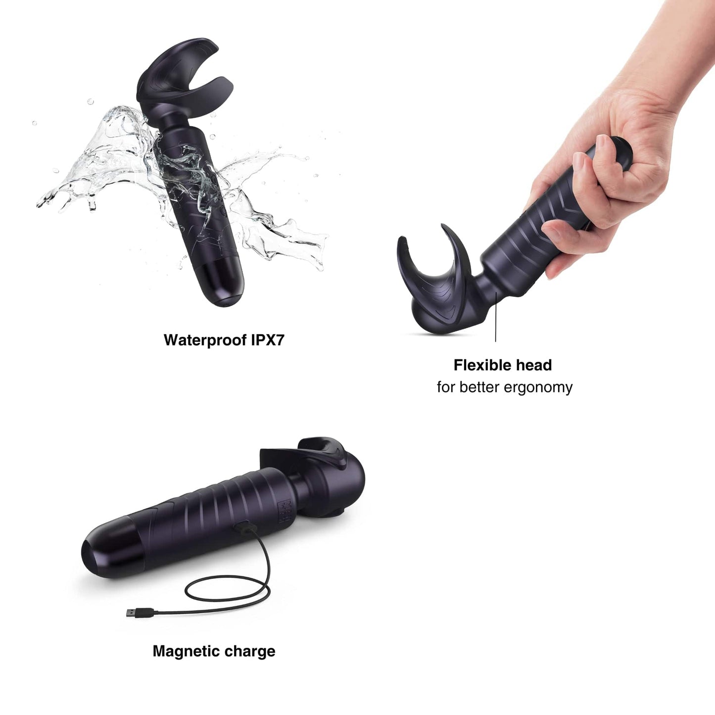 Man Wan MAN WAND EVO BLACK PLUM