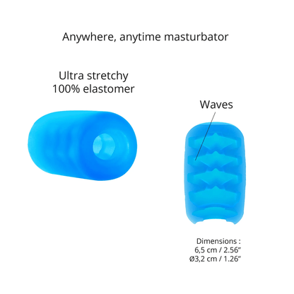 LOVE TO LOVE Male Masturbators Love To Love Sexy Pills Mini Masturbator Blue Valentine