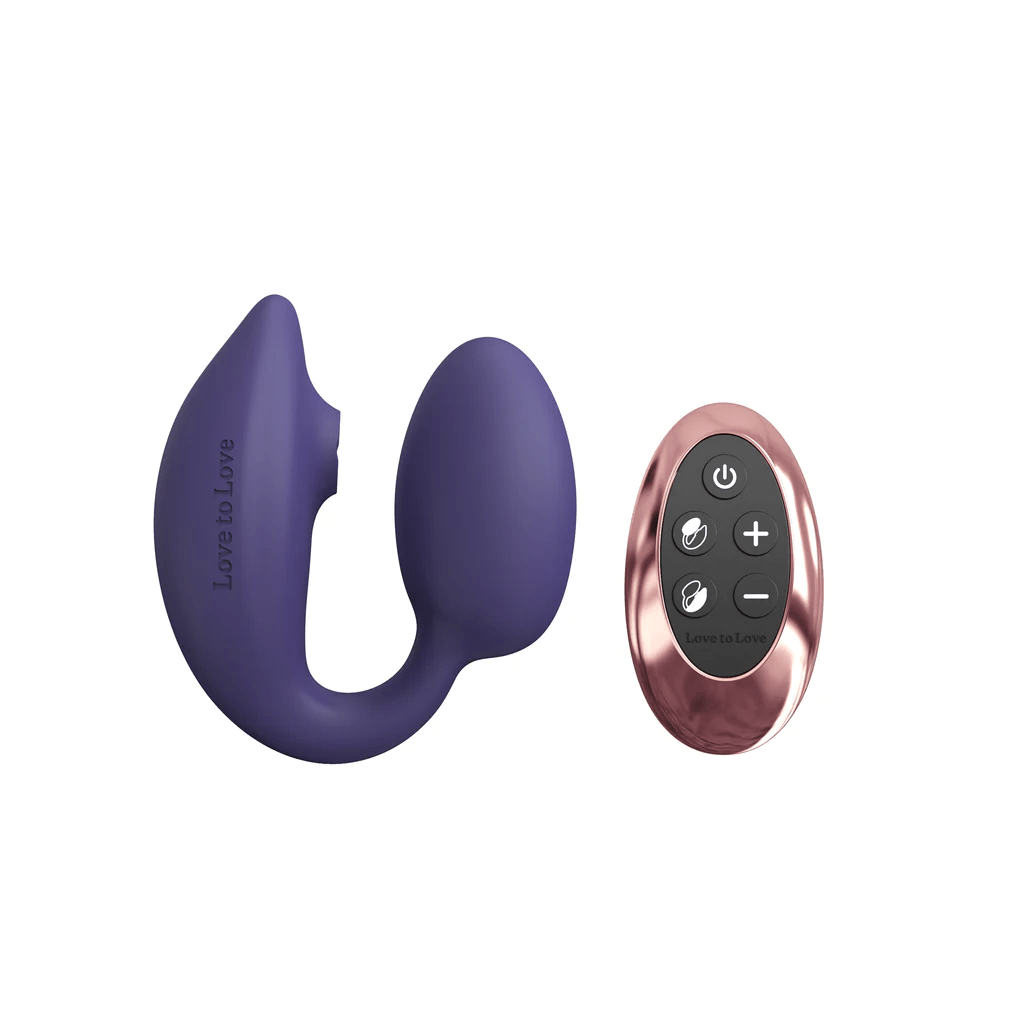 Love To Love Vibrators Indigo Love To Love WonderLover Clitoral and G-Spot Vibrator