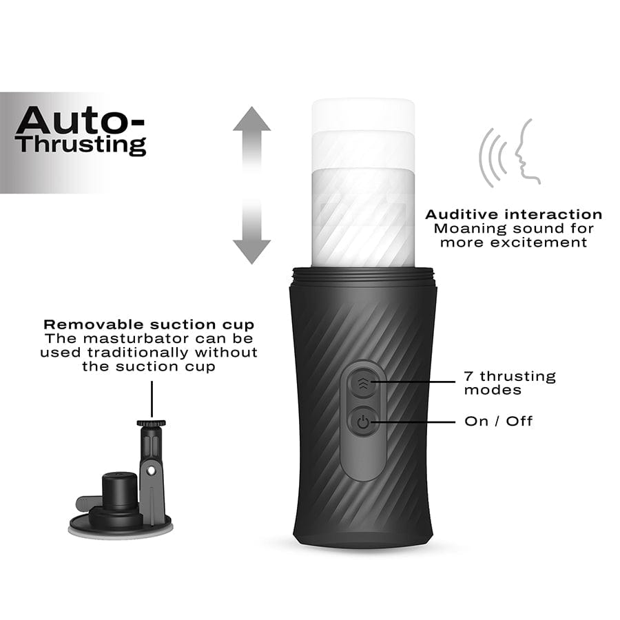 Thrust Blow Masturbator Thrusting & Suction Combo Design XOXTOYS Thrust Blow Masturbator Thrusting & Suction Combo Design XOXTOYS
