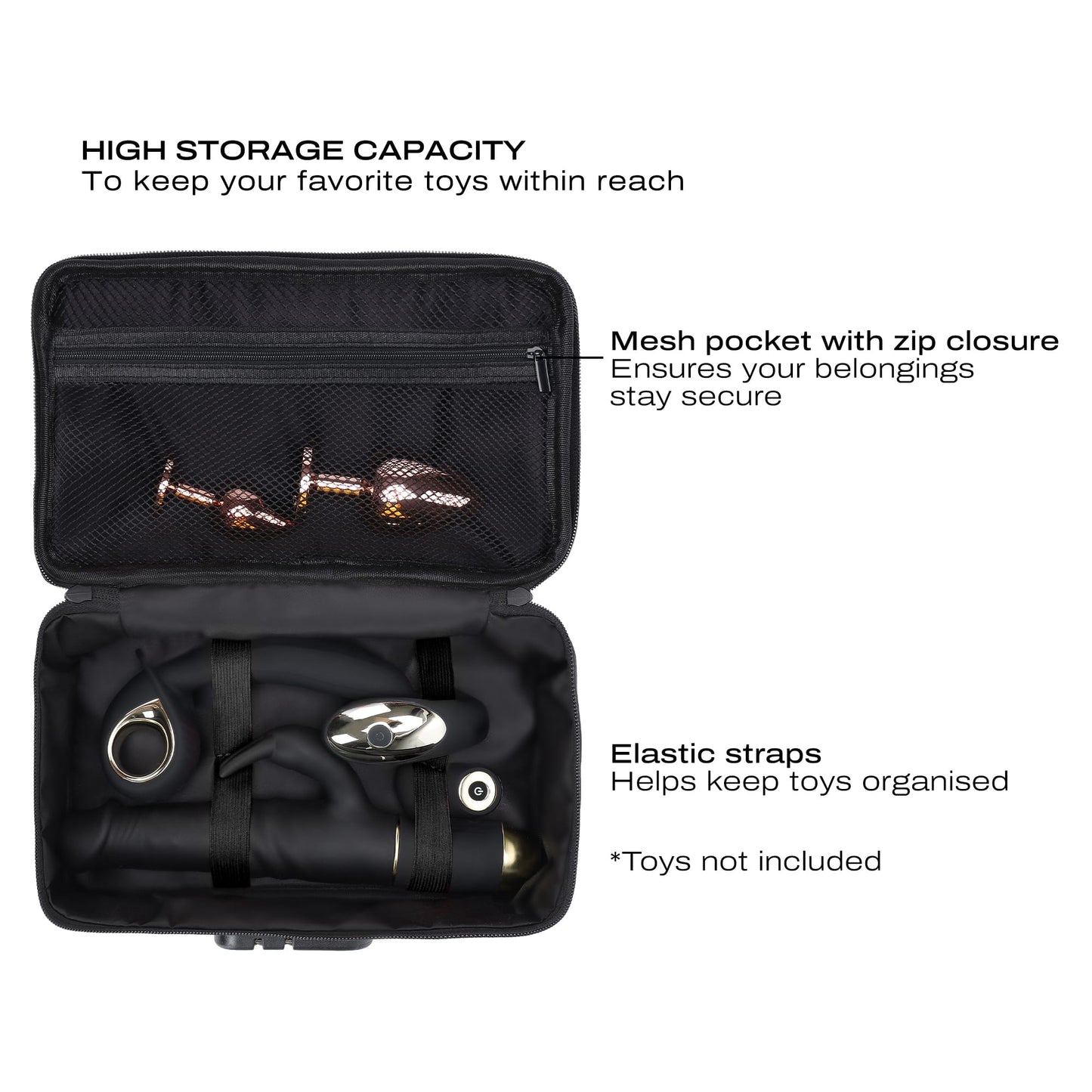 Dorcel Accessories Dorcel Discreet Box Luxury Gold
