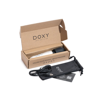 DOXY Vibrating Wand Doxy Go - Brushed Metal