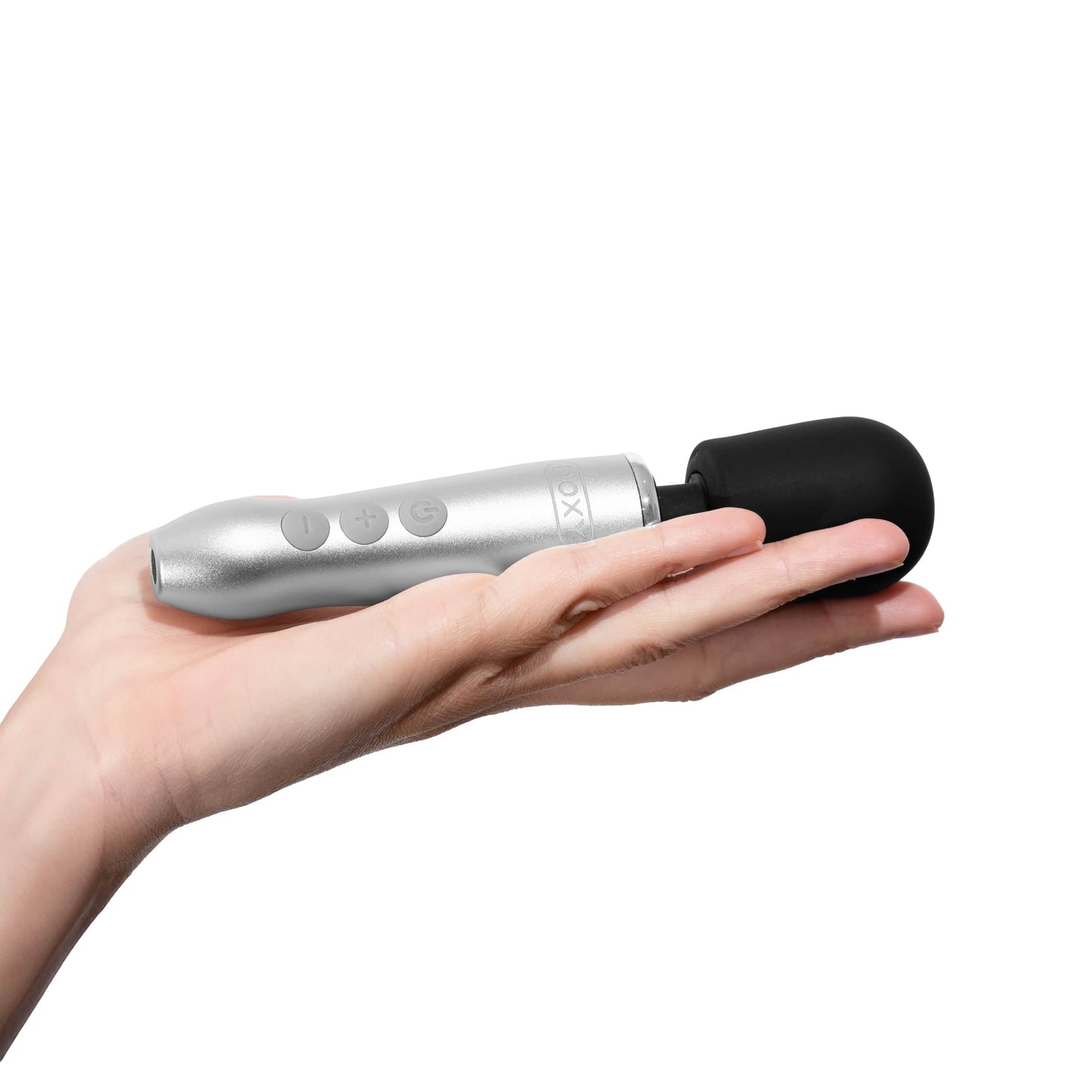 DOXY Vibrating Wand Doxy Go - Brushed Metal