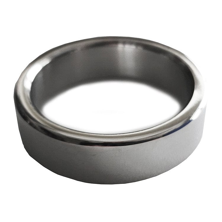 Rouge Cock & Balls Stainless Steel Plain Cock Ring - 15mm Thick