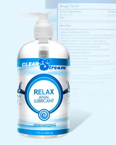Clean Stream Relax Desensitizing Anal Lubricant - XOXTOYS