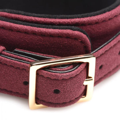 XR LLC 6 Piece Velvet Bondage Set - Burgundy