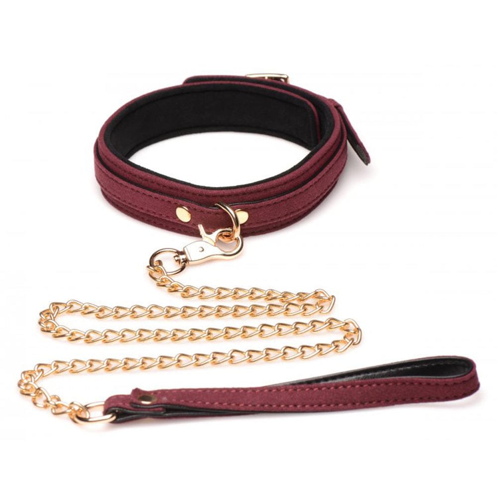 XR LLC 6 Piece Velvet Bondage Set - Burgundy