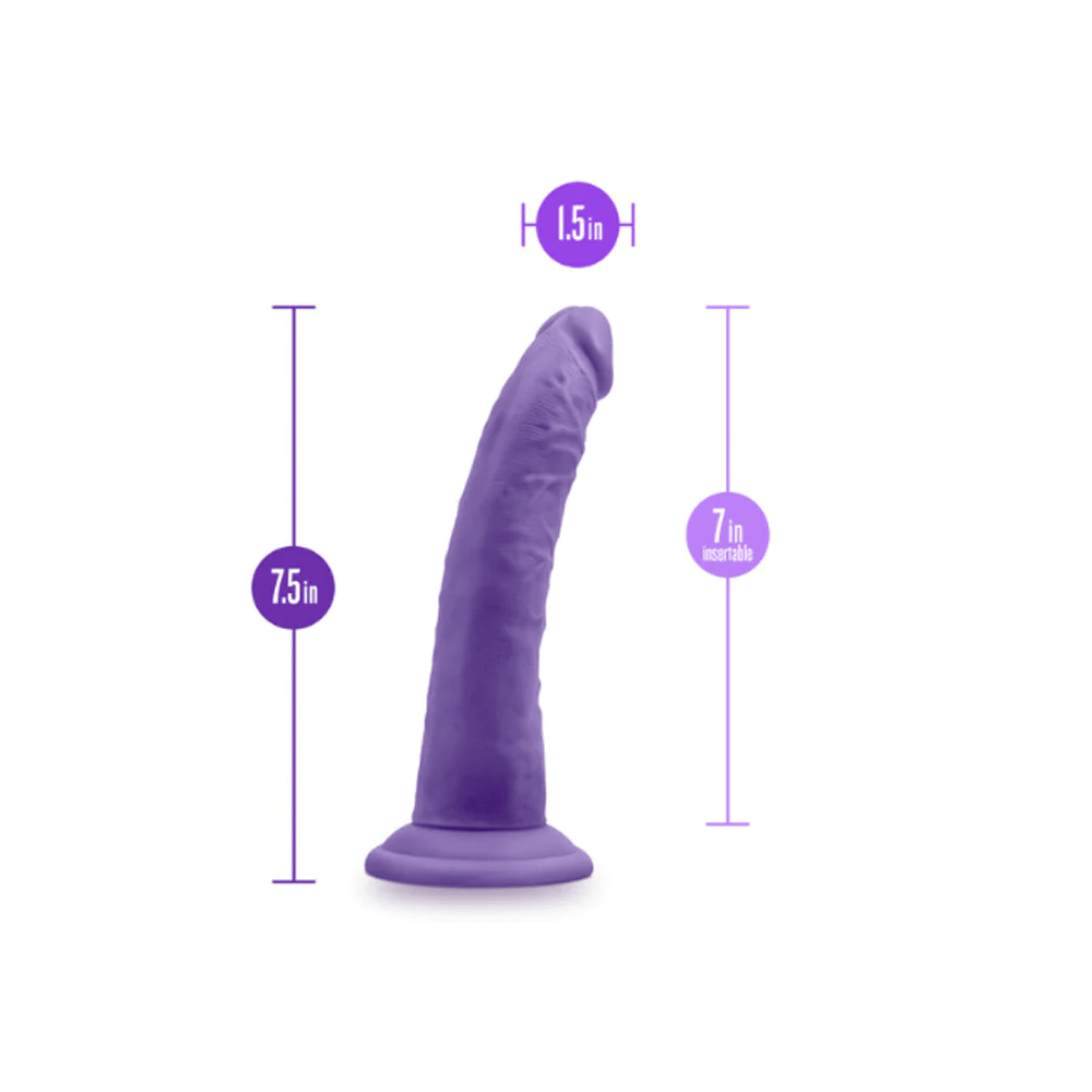 Blush Dildos Blush Au Naturel Jack 7" Dildo Purple