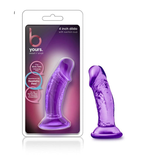 Blush B Yours Sweet N Small 4" Dildo - Purple