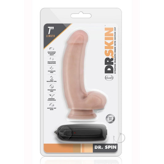 Blush Dr Spin - 7" Multispeed Gyrating Dildo