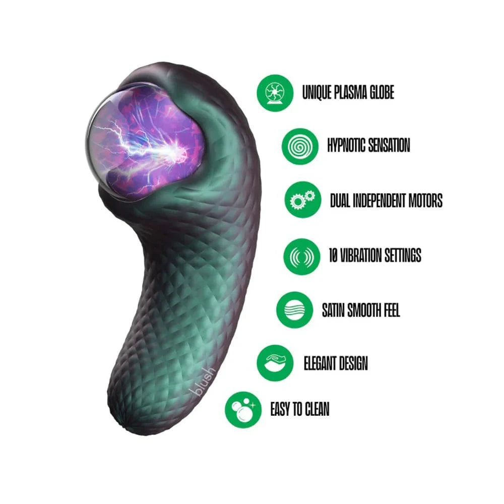 Blush Vibrator Blush Temptasia Enchanted Serpent Dual Ended Vibrator