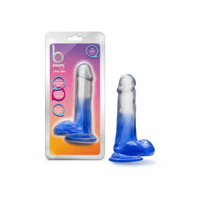 Blush B Yours Stella Blue - 7" Dildo - Blue