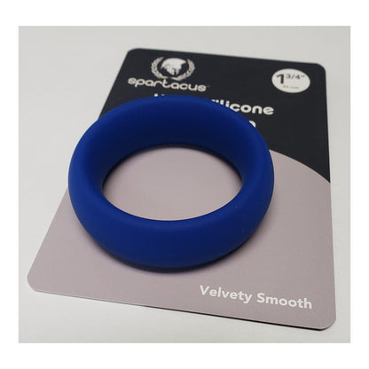 Spartacus Wide Silicone Donut Ring - Blue 1.75"