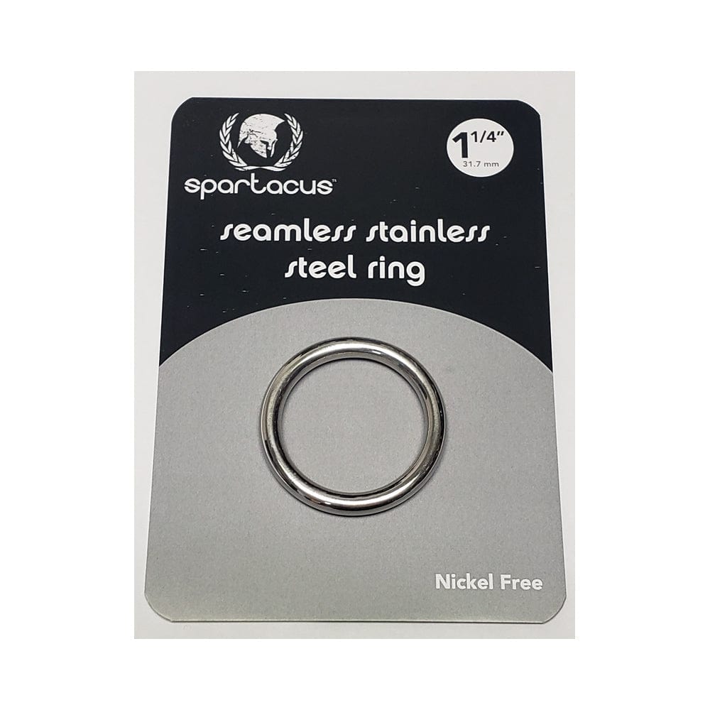 Spartacus Cock Rings 1.25" Spartacus Seamless Stainless Steel Ring