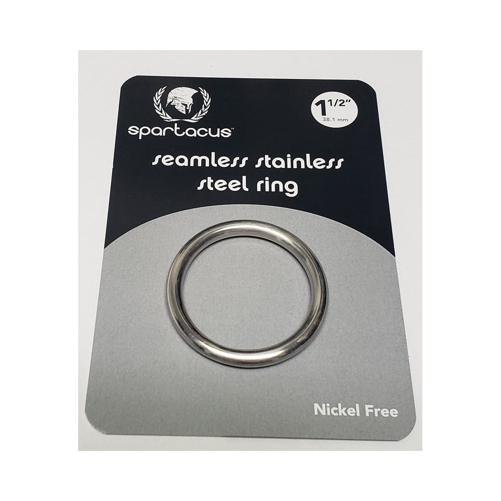 Spartacus Cock Rings 1.5" Spartacus Seamless Stainless Steel Ring