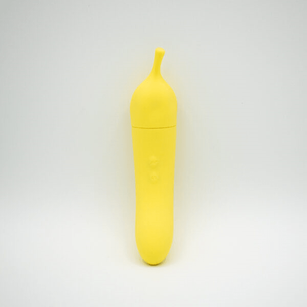 Natalie's Toybox Banana Cream Air Pulse G-Spot Vibe - XOXTOYS