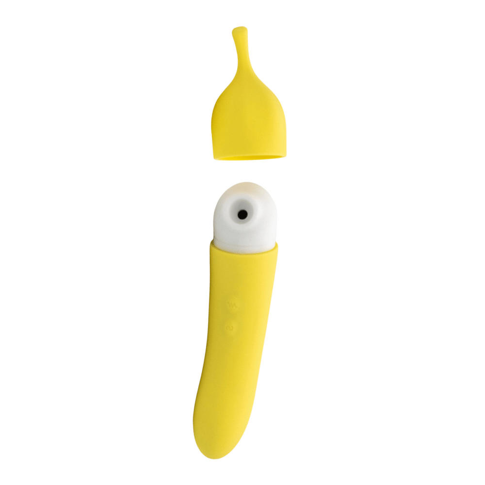 Natalie's Toybox Banana Cream Air Pulse G-Spot Vibe - XOXTOYS