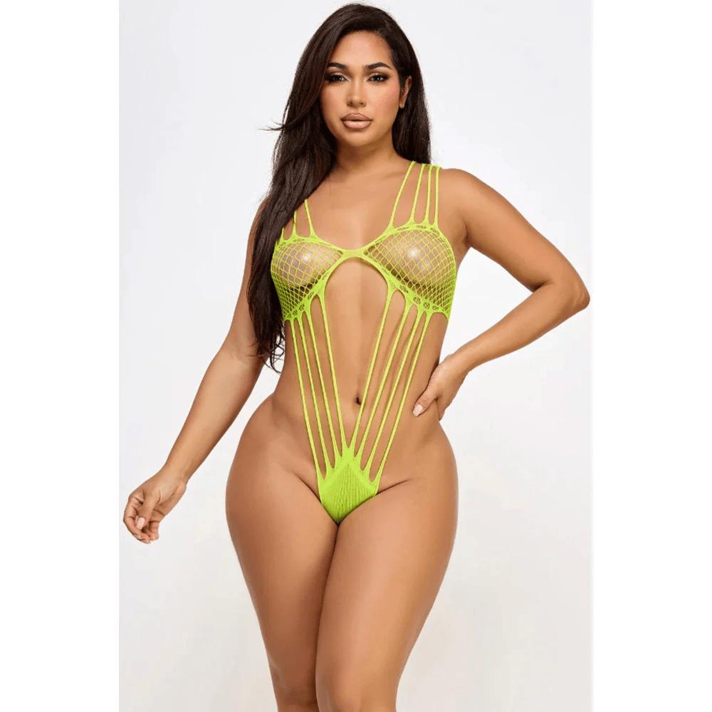 BeWicked BODYSUIT Neon Green BeWicked Karina Bodysuit