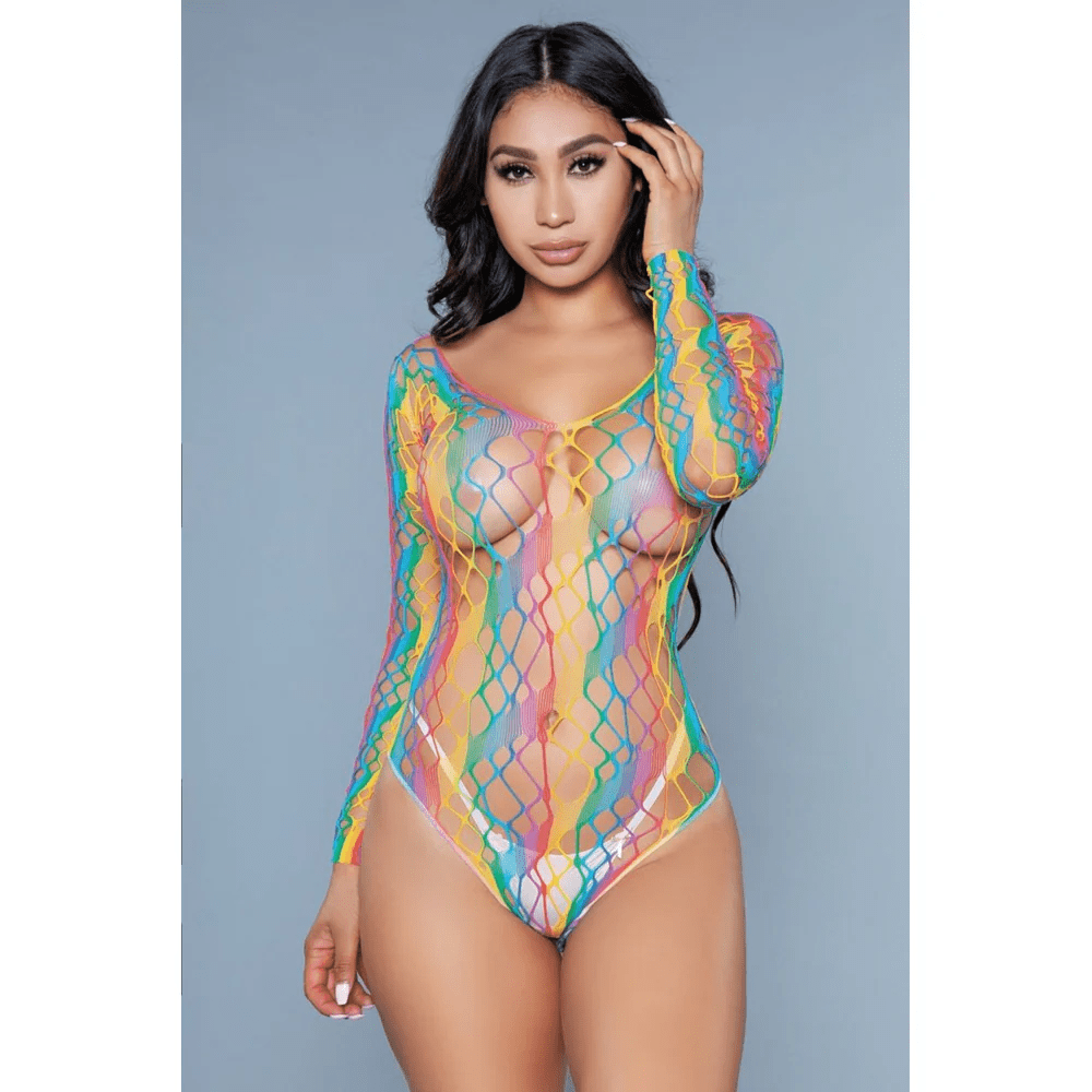 BeWicked lingerie BeWicked Let Me Love You Rainbow Bodysuit