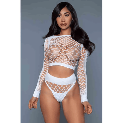 BeWicked BODYSUIT White BeWicked Play With Me Bodystocking