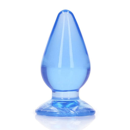 Blue Shots RealRock 3.5″ Crystal Clear Butt Plug