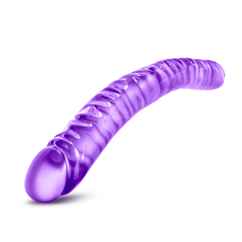 Blush Dildos Blush B Yours 18" Double Dildo Purple