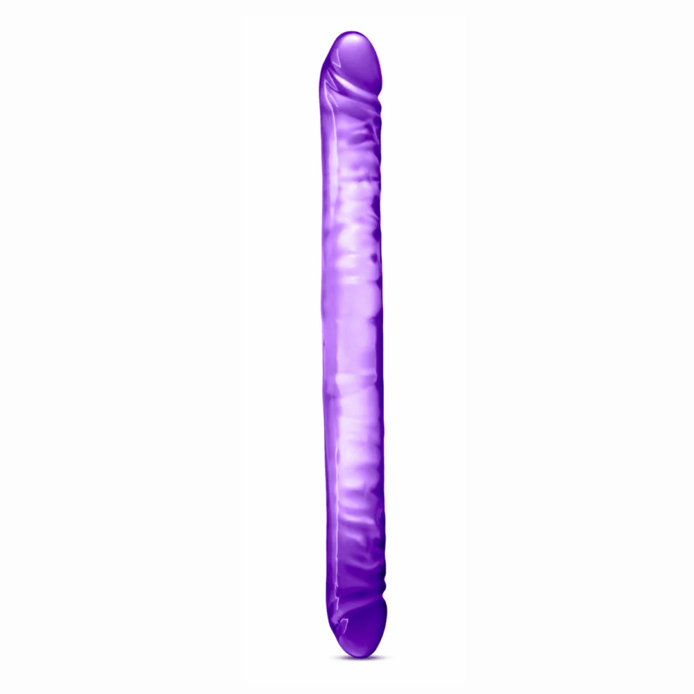 Blush Dildos Blush B Yours 18" Double Dildo Purple