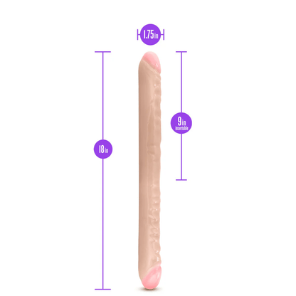 Blush Sex Toys Blush B Yours Beige 18" Double Dildo