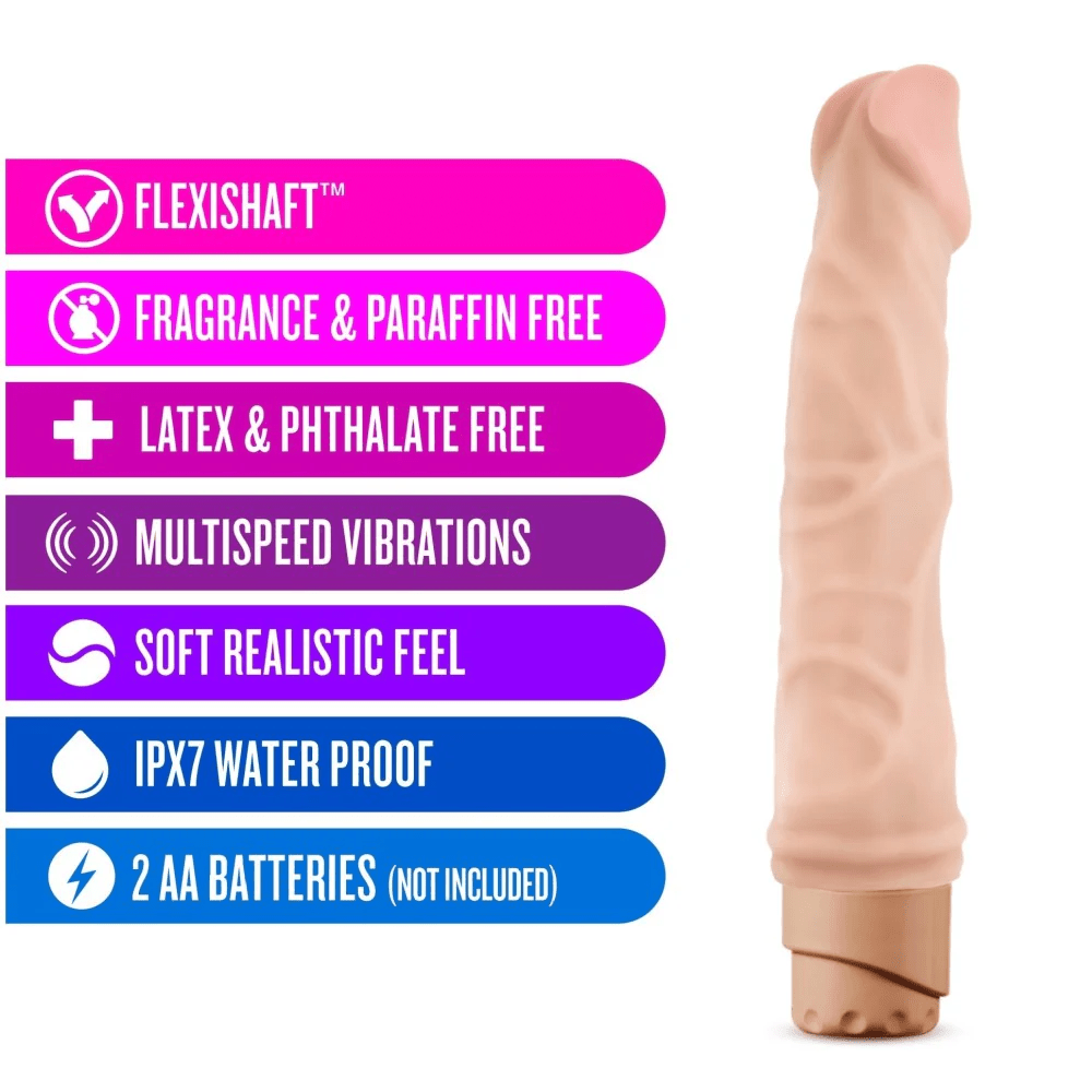 Blush Vibrators Blush Dr. Skin 8.75" Cock Vibe #6