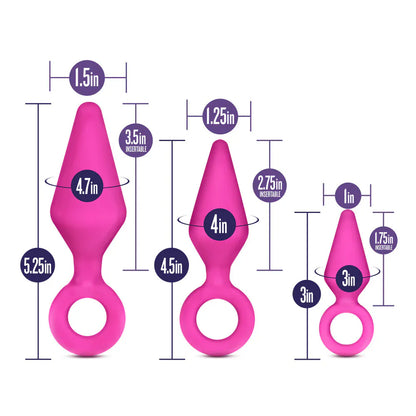 Blush Anal Toys Blush Luxe Rimmer Anal Plug Kit