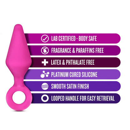 Blush Anal Toys Blush Luxe Rimmer Anal Plug Kit