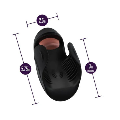 Blush Male Masturbators Blush M for Men Lickety Split Vibrating Penis Head Stimulator