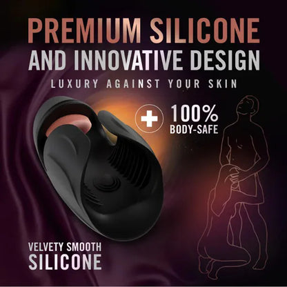 Blush Male Masturbators Blush M for Men Lickety Split Vibrating Penis Head Stimulator