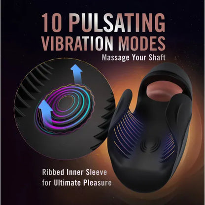 Blush Male Masturbators Blush M for Men Lickety Split Vibrating Penis Head Stimulator