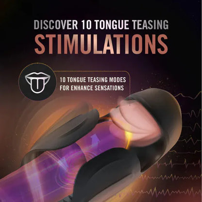 Blush Male Masturbators Blush M for Men Lickety Split Vibrating Penis Head Stimulator