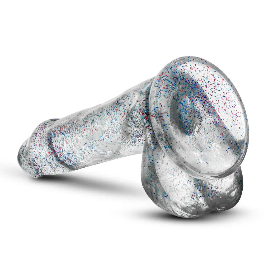 Blush Dildo Blush Naturally Yours 6 Inch Glitter Dildo